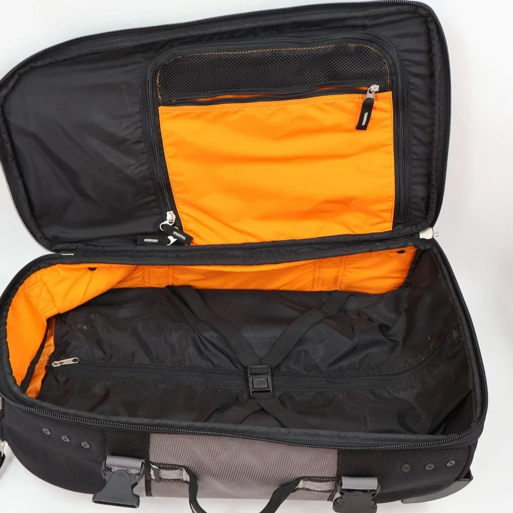 OGIO Rolling Luggage Black Grey Coca-Cola Embroidered Travel Bag